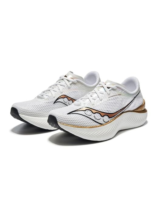 Saucony White Endorphin Pro 3 for men