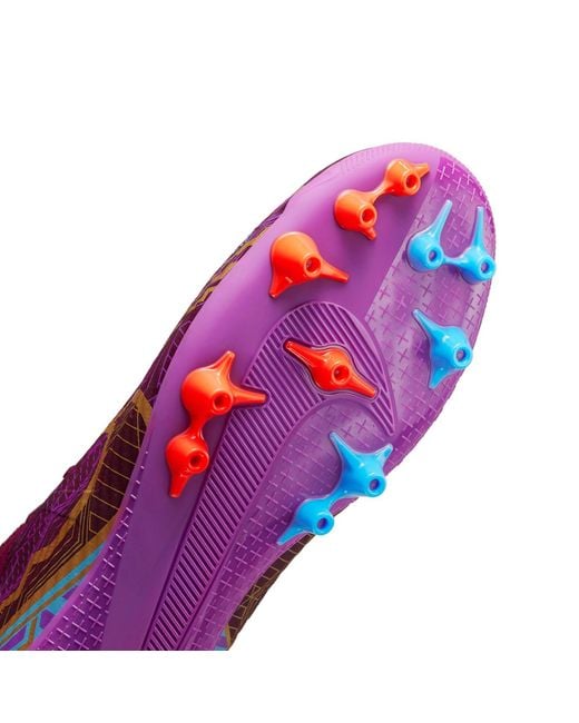 Nike Purple Mercurial Superfly 9 Ag Burdundy' for men
