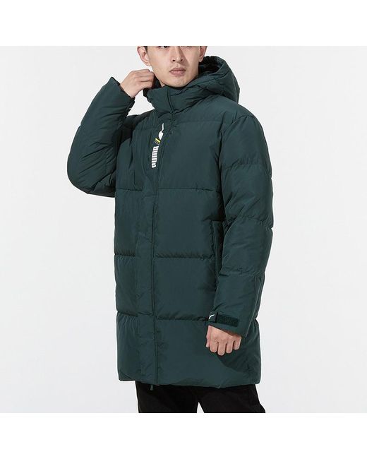PUMA Green Windproof Down Warm Jacket for men