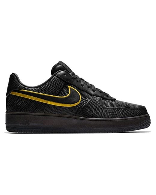 Nike Black Air Force 1 Low Premium Id Mamba' for men