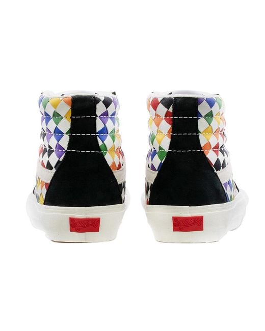 Vans Blue Sk8-Hi Vlt Lx 'Pride' for men