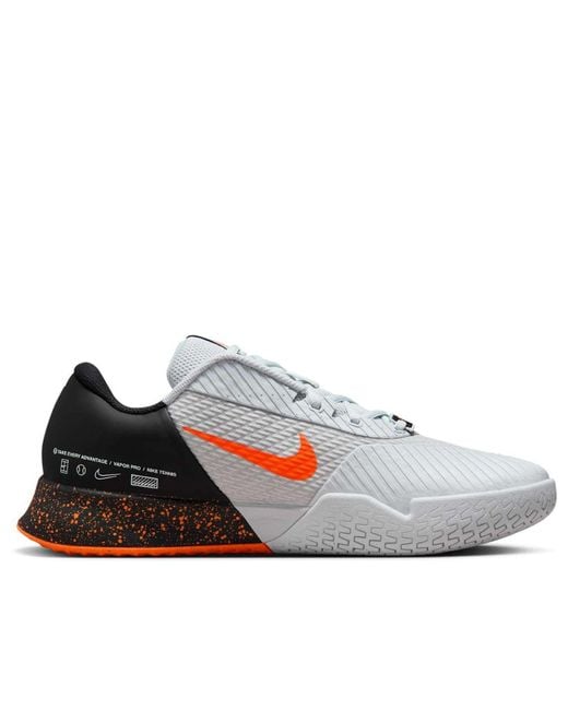 Nike Brown Court Vapor Pro 2 Hc Premium 'Pure Platinum Hyper Crimson' for men