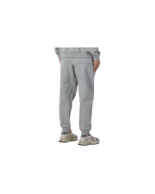 New Balance Gray Wordmark Logo jogging Pants