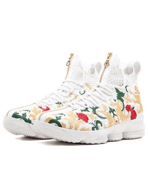Nike White Kith X Lebron Performance 15 'king's Cloak' for men