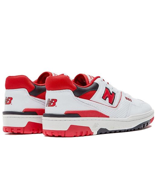 New Balance White 550 Team' for men