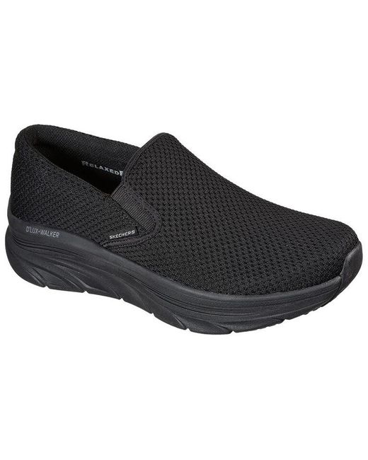 Skechers Black Dlux Walker Murlino 'Pure' for men