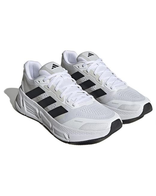 Adidas White Questar Shoes 'Cloud Core' for men