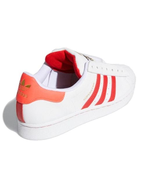Adidas Red Adidas Superstar for men