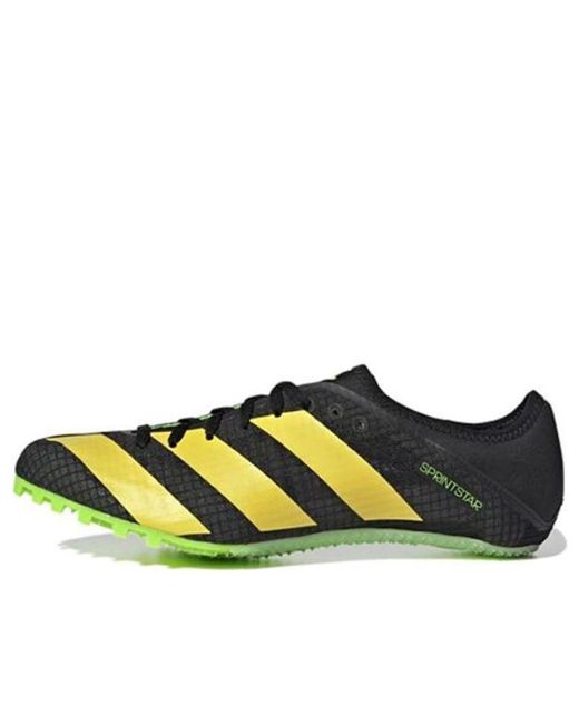 adidas Sprintstar Cozy Breathable Wear-resistant Athletics Shoes 'black  Yellow' for Men | Lyst