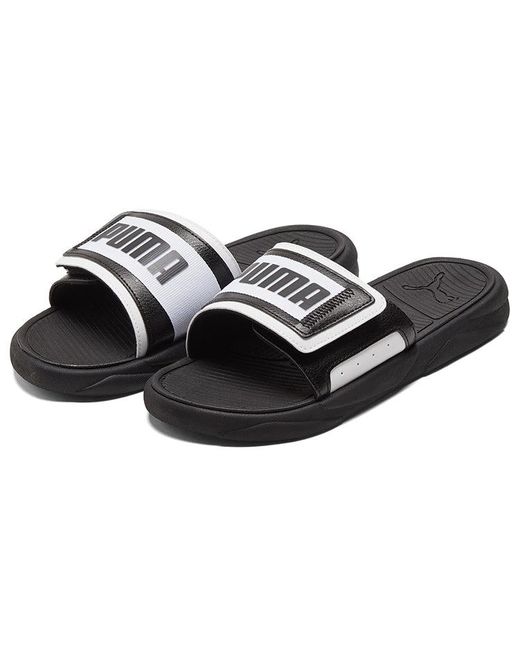 PUMA Black Royalcat Sports Slippers for men
