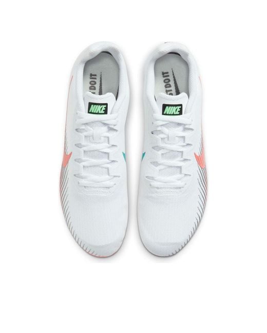 Nike White Zoom Rival M 9 Track Spike Shoes S Ah1020-100 for men
