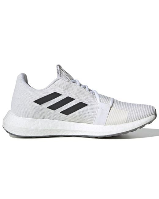 Adidas White Senseboost Go 'Cloud' for men