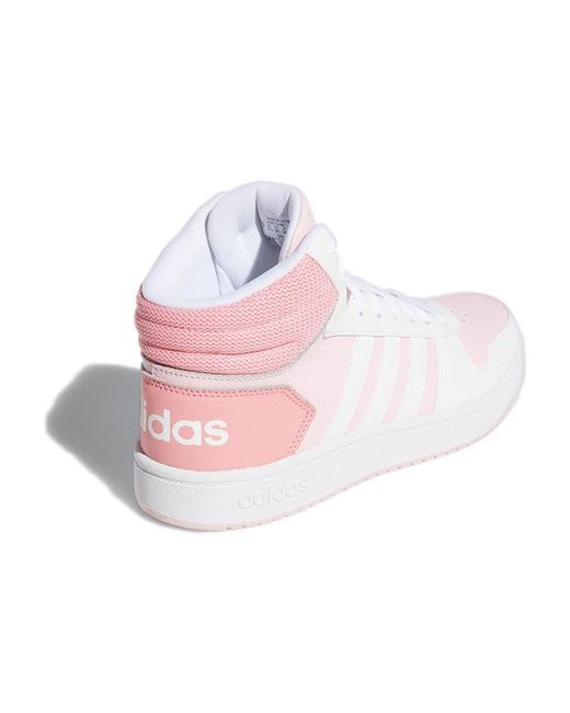 Adidas White (Wmns) Hoops 2.0 Mid