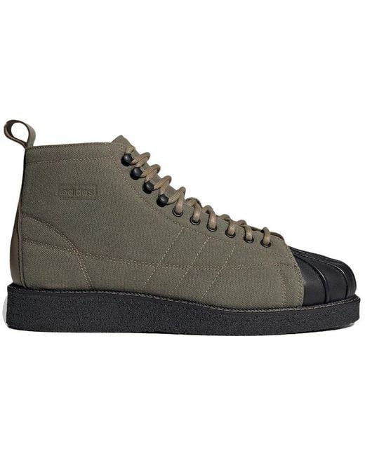 Adidas Black Originals Superstar Boot for men