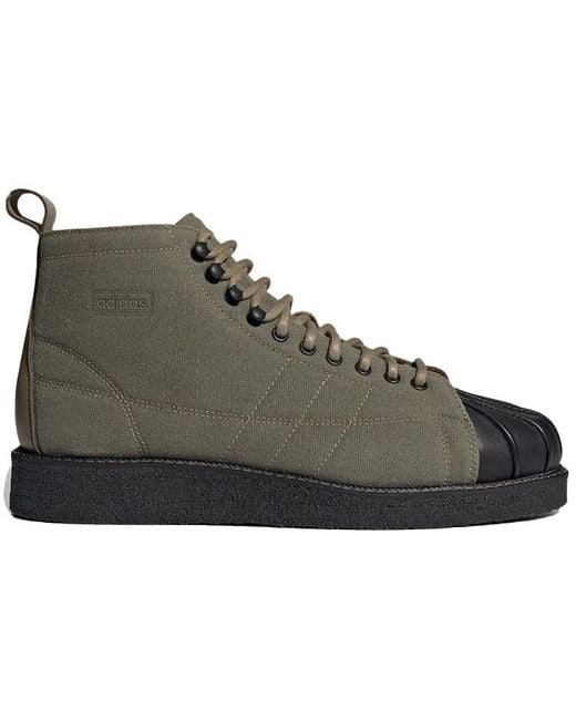 Adidas Black Originals Superstar Boot for men