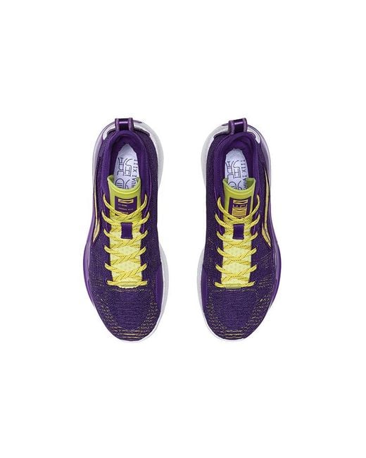 Li-ning Purple Yushuai Xiii Premium Low Basketball Shoes for men