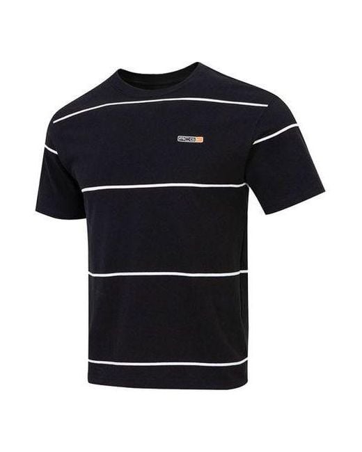 Nike Black Ss22 Acg Stripe Round Neck Pullover Short Sleeve for men