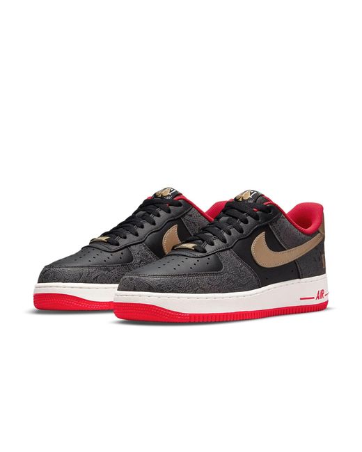 Nike Red Air Force 1 '07 Lx 'Spades' for men
