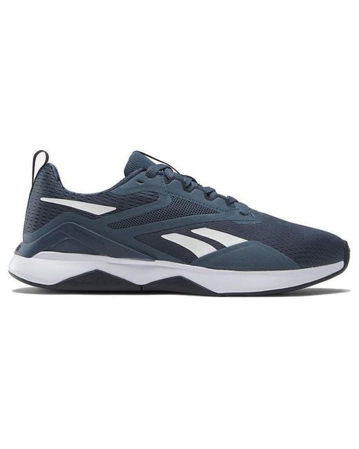 Reebok Blue Nanoflex Tr 2.0 'Dark' for men