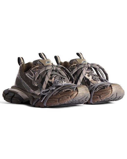 Balenciaga Gray 3Xl Sneaker Worn Out Sneakers Mesh And Polyurethane' for men