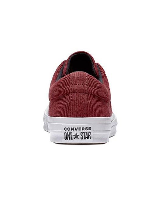 Converse Red One Star Ox 'Dark Burgundy' for men