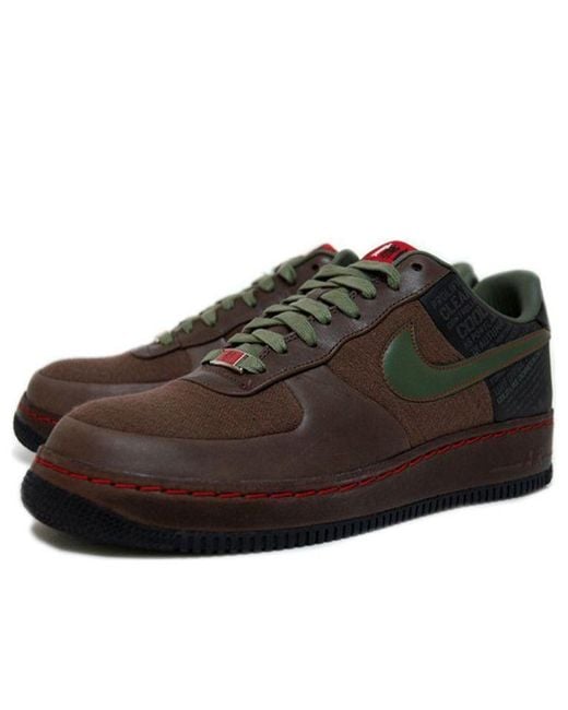 Nike Brown Air Force 1 Supreme 07 Natt 'Original Six' for men