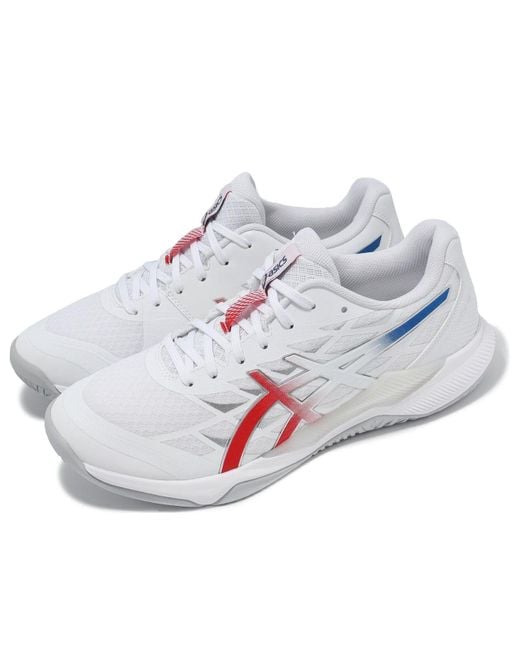 Asics White Gel-Tactic 12 2E Wide Pure' for men