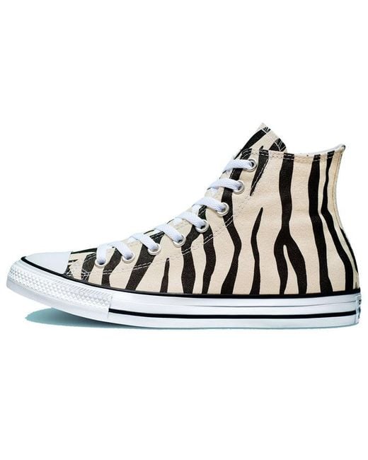 Converse Black Chuck Taylor All Star High 'Zebra Stripe' for men