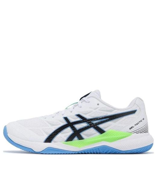 Asics Blue Gel-Tactic 12 Lime Burst' for men