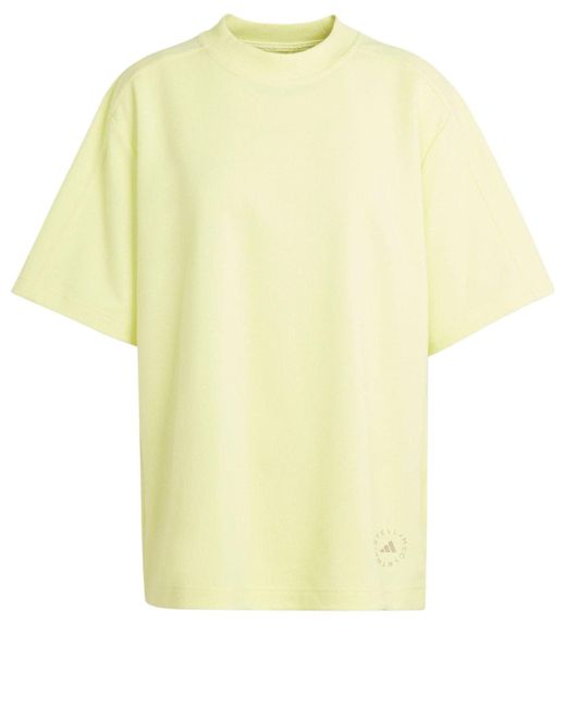 Adidas Yellow By Stella Mccartney Logo T-shirt