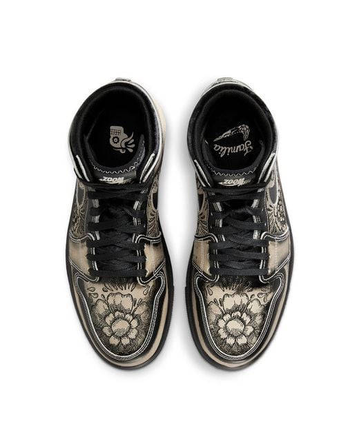 Nike Black 1 High Zoom Air Cmft 2 'Da De Muertos' for men