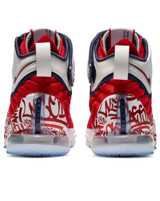 Nike Red Lebron 17 Ep 'Lebron 4 Graffiti' for men
