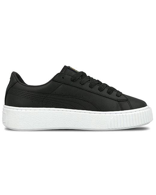 PUMA Black (Wmns) Basket Platform Core