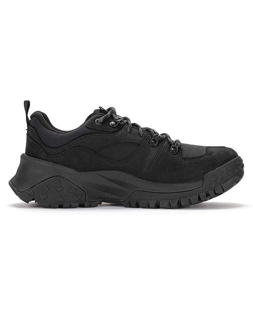 Timberland Black Motion Scramble Low Lace Up Waterproof Hikers Nubuck' for men
