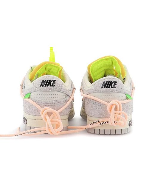 Nike Pink X Off- Dunk Low 'Lot 12 Of 50' for men