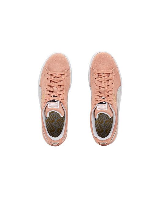 PUMA Pink Suede Classic Shoes for men