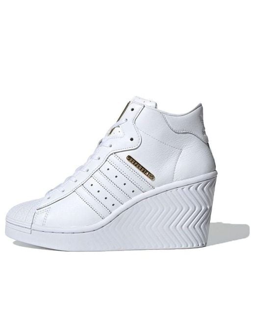 Adidas White (Wmns) Superstar Ellure Metallic'
