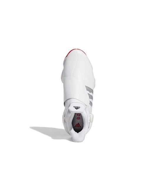 Adidas White Tour 360 22 Boa Golf Metallic' for men
