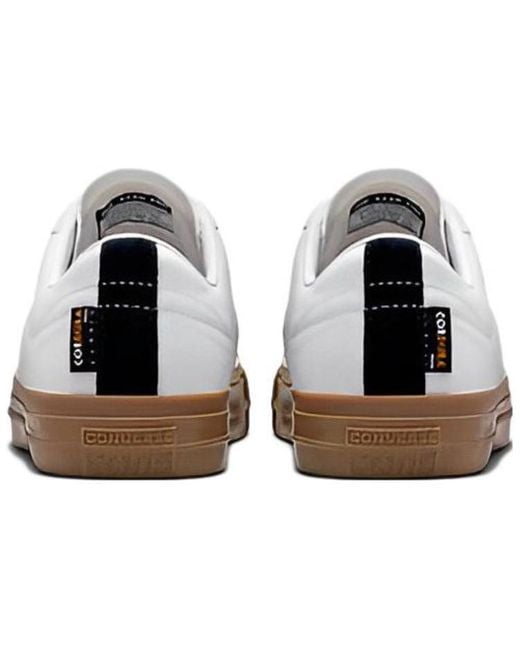 Converse White One Star Pro Low Dark Gum' for men