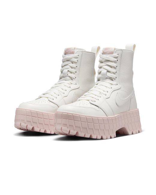 Nike White (Wmns) 1 High Brooklyn 'Sail Legend'