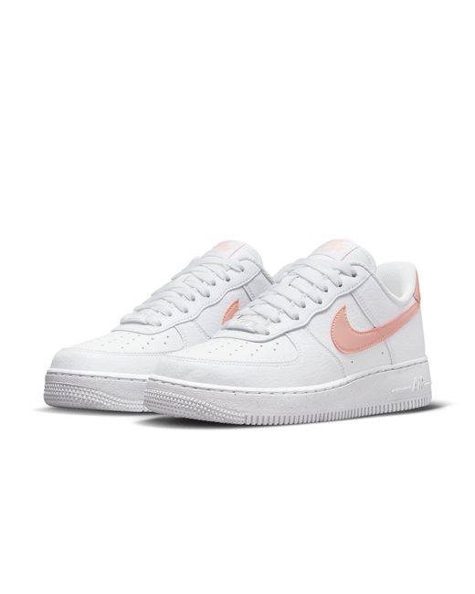Nike White (Wmns) Air Force 1 '07 Next Nature 'Fossil Rose'