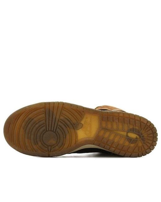 Nike Brown Dunk High Premium 'Mighty Crown' for men