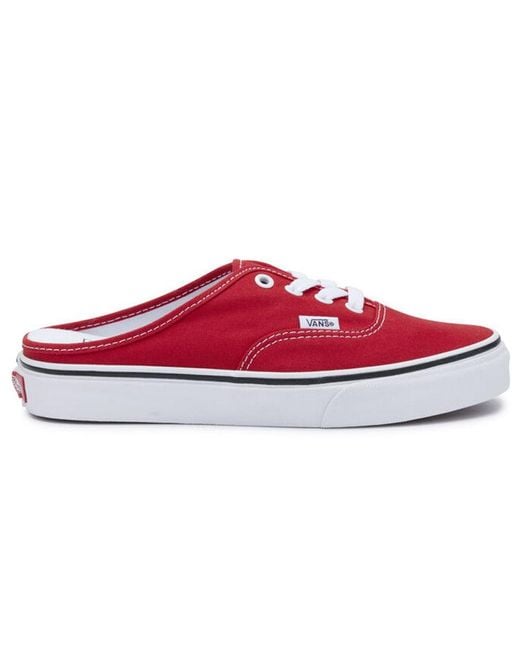 Vans Red Authentic Mule for men