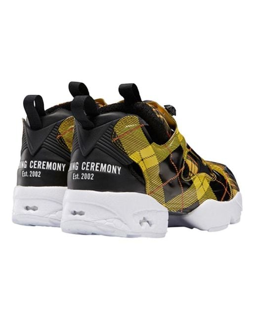 Reebok Yellow Opening Ceremony X Instapump Fury Og Plaid' for men