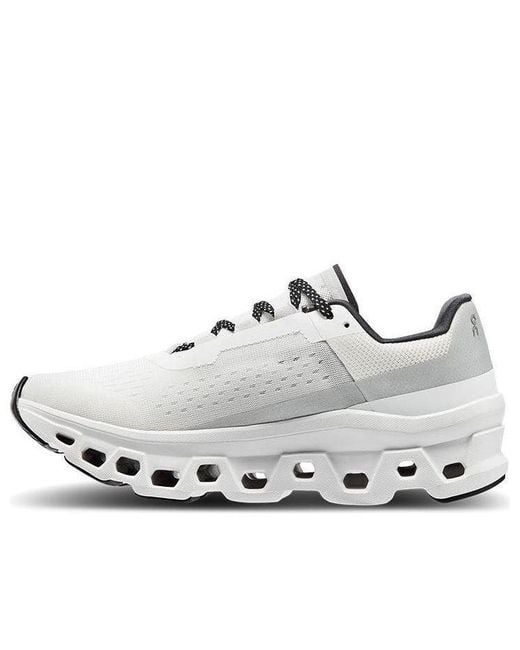 On Shoes Gray (Wmns) Cloudmonster 'Undyed'