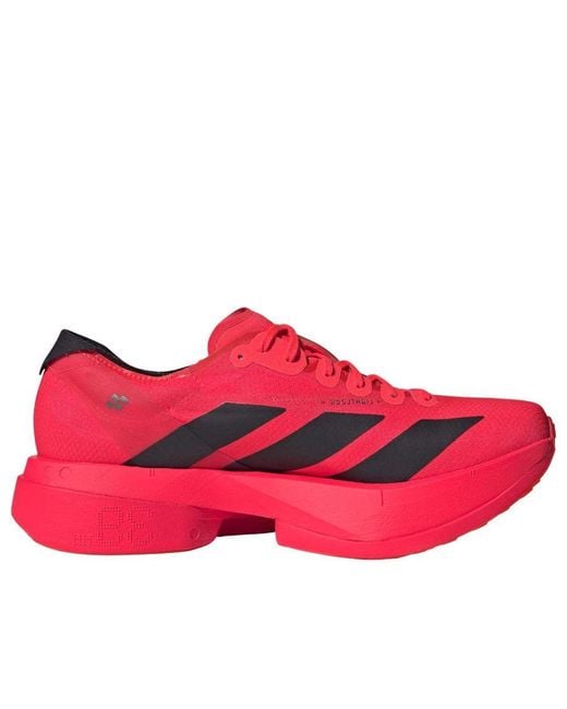 Adidas Red Adizero Adios Pro 4 'Lucid Core' for men