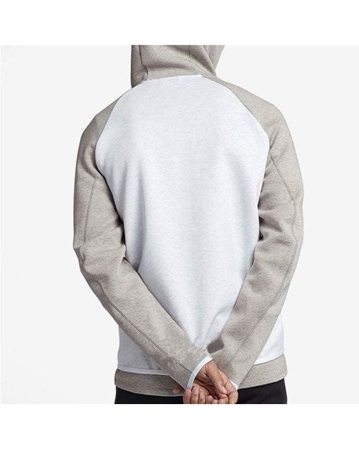 Nike Gray Athleisure Casual Sports Hooded Jacket for men