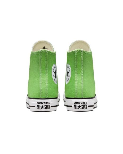 Converse Green Chuck Taylor All Star High-Top Canvas Shoes