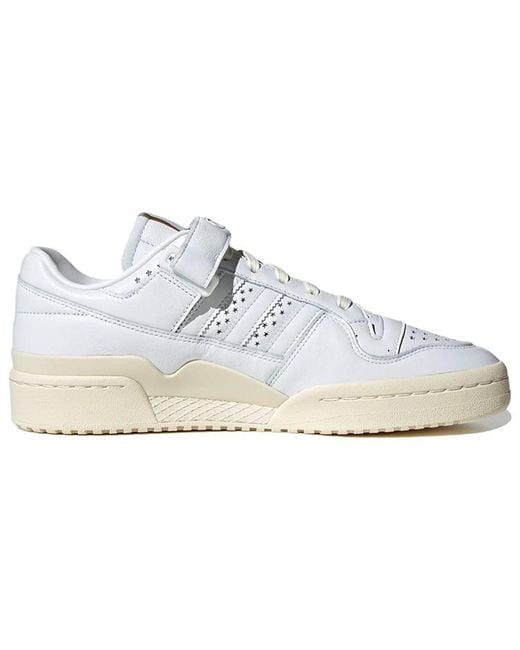 Adidas White Originals Forum X Atoms 84 Low Star Pack 'Cream' for men