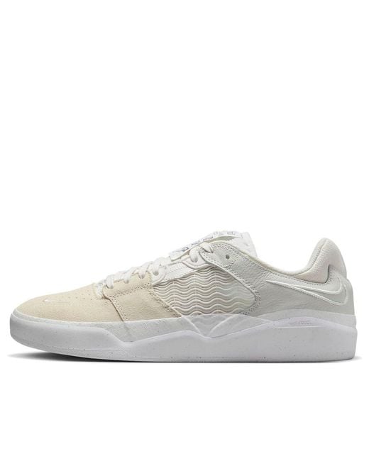 Nike White Ishod Wair Premium Sb 'Warning Label' for men